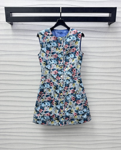 LU Floral  dress  limited