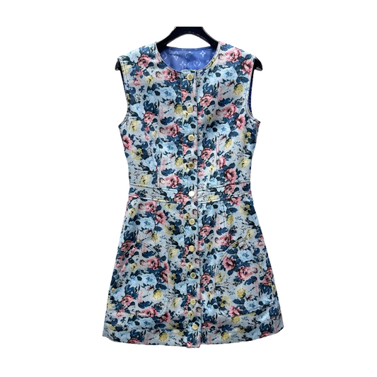 LU Floral  dress  limited