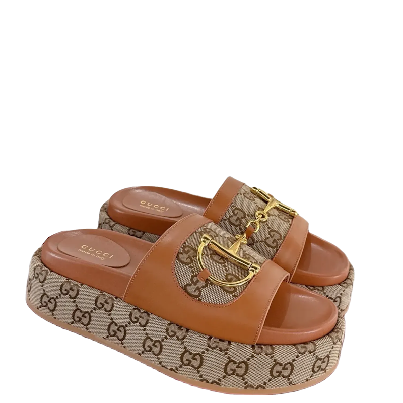 GU Platform  Slippers Woman 3 Color's Horsebit 42