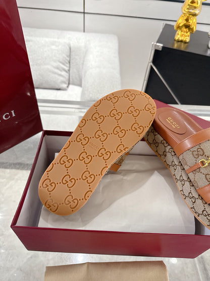 GU Platform  Slippers Woman 3 Color's Horsebit 42