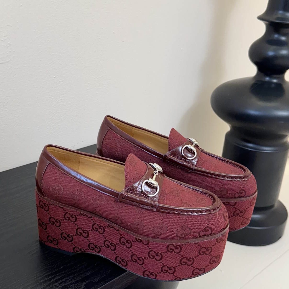 GU Platform  Shoes Woman 3 Color's Horsebit 42