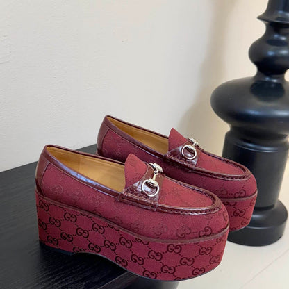 GU Platform  Shoes Woman 3 Color's Horsebit 42