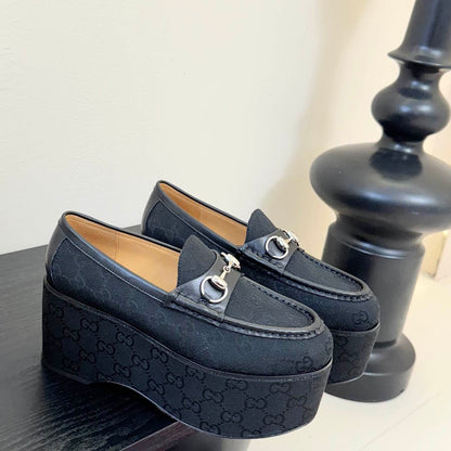 GU Platform  Shoes Woman 3 Color's Horsebit 42