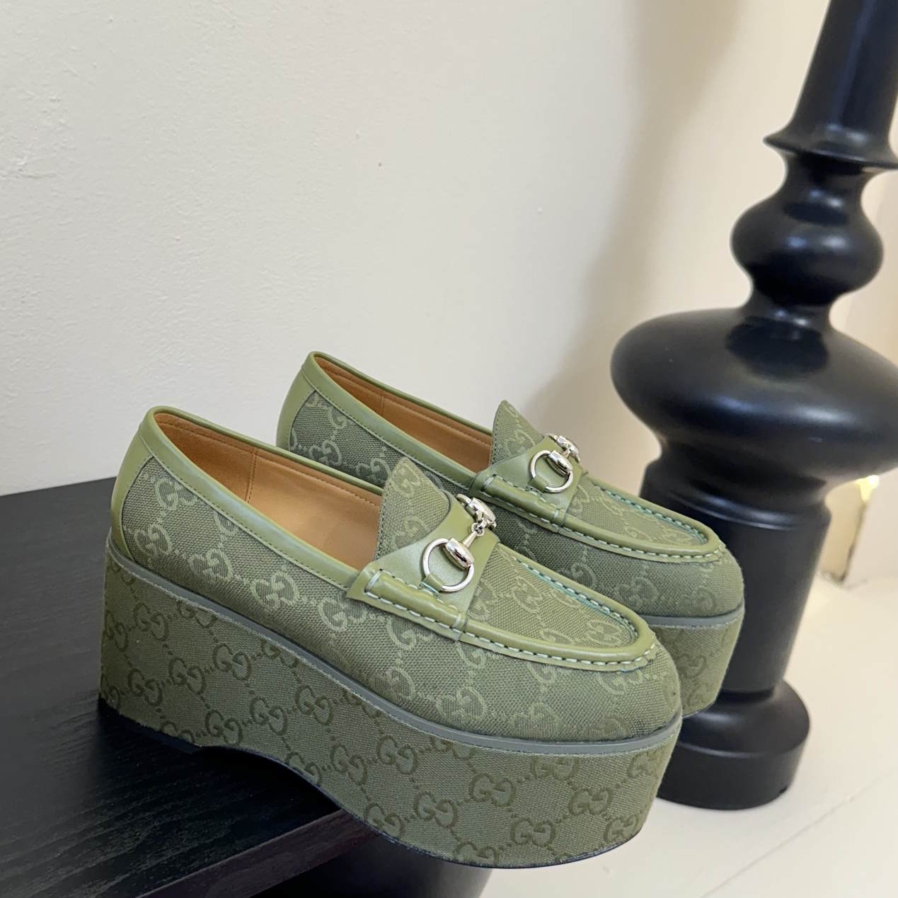 GU Platform  Shoes Woman 3 Color's Horsebit 42