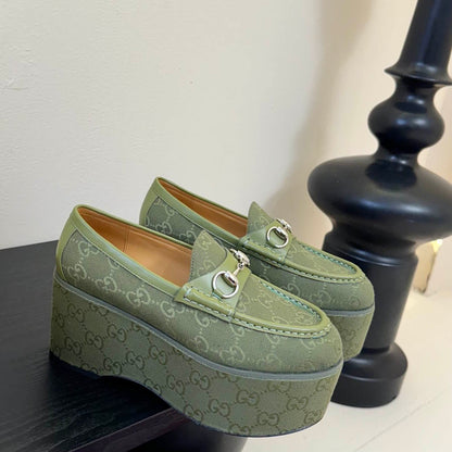 GU Platform  Shoes Woman 3 Color's Horsebit 42