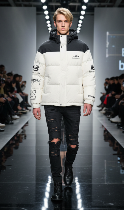 SNBAL  Man Jacket Down Hoodie  2 Color's