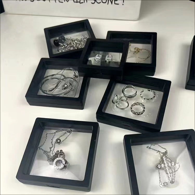 Floating Frame 3D Display Jewelry Box Fashion earrings SALE-min order required