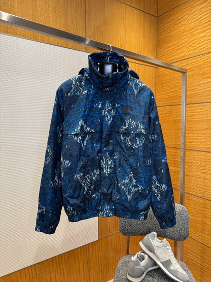 LU Jacket Printed Monogram Windbreaker Hoodie