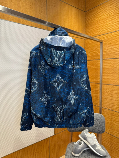 LU Jacket Printed Monogram Windbreaker Hoodie