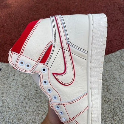 N*KE Air Jorda  Red Manuscript Bugs Bunny AJ 1 Sneakers 46