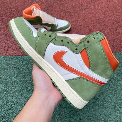 N*KE Air Jorda  Celadon AJ 1 Sneakers 46