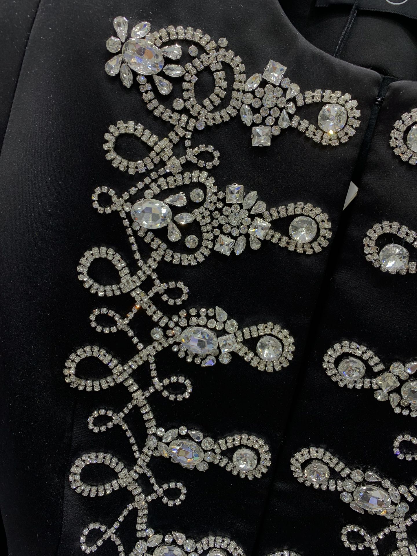 BALMA Satin Stone Jewelry Jacket Woman