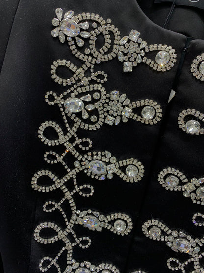 BALMA Satin Stone Jewelry Jacket Woman