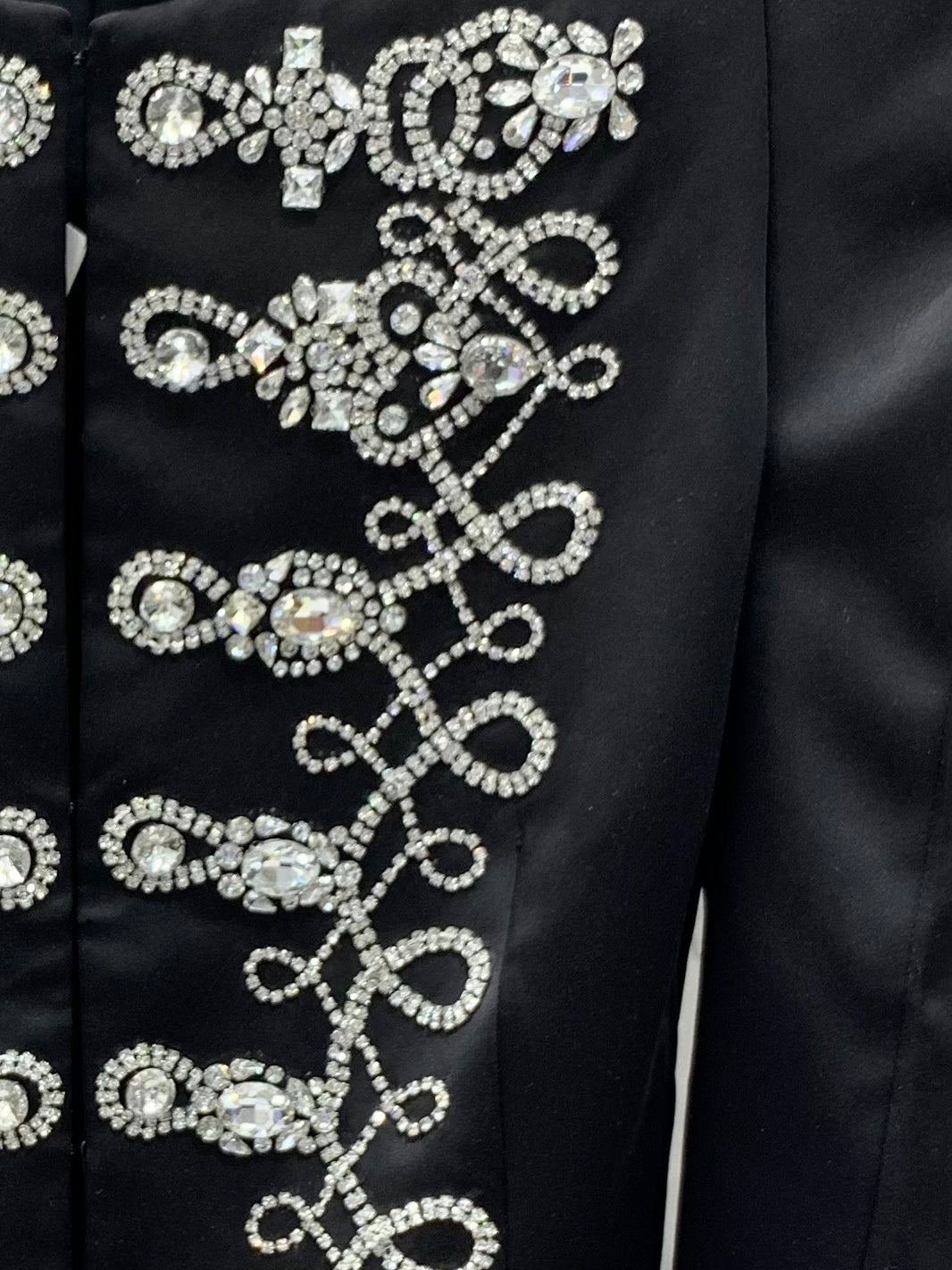 BALMA Satin Stone Jewelry Jacket Woman