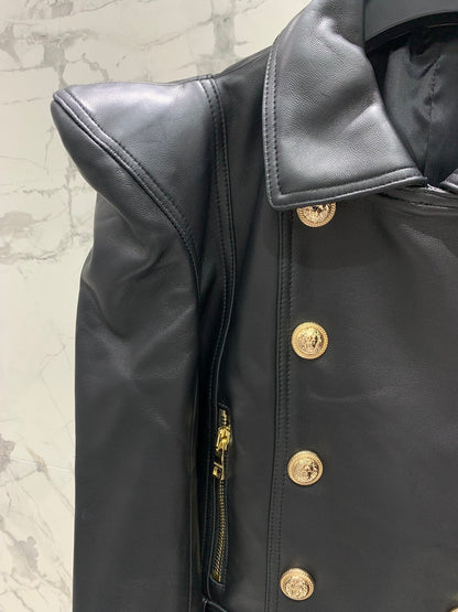 BALMA Leather Jacket Woman