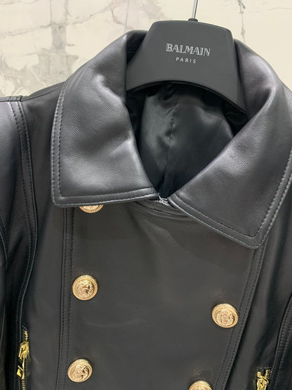 BALMA Leather Jacket Woman