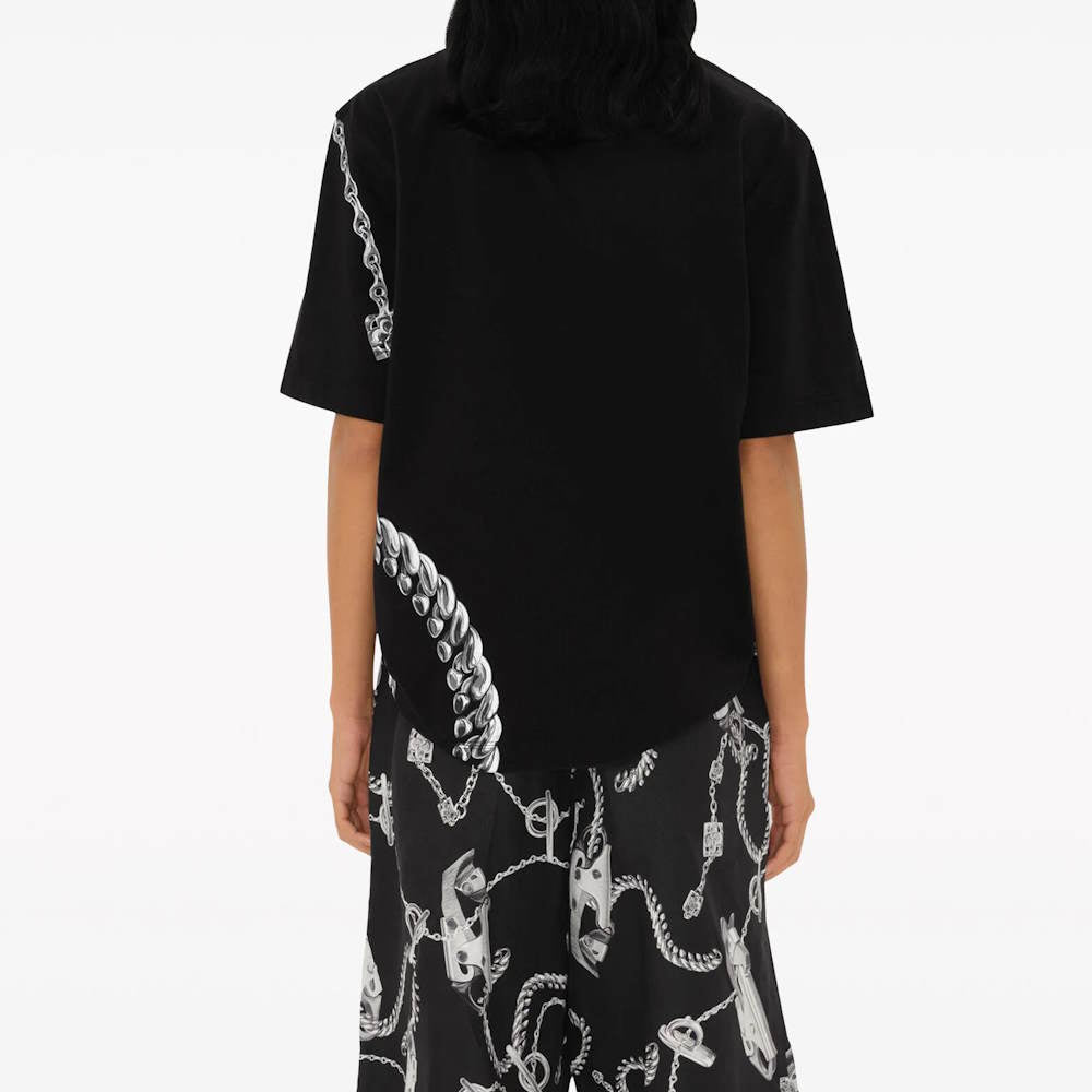 *BURBBER T-shirt long Woman Shield Hardware limited