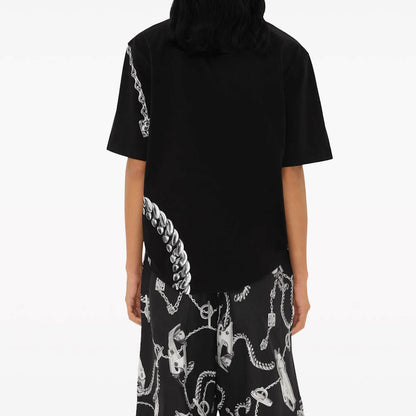 *BURBBER T-shirt long Woman Shield Hardware limited