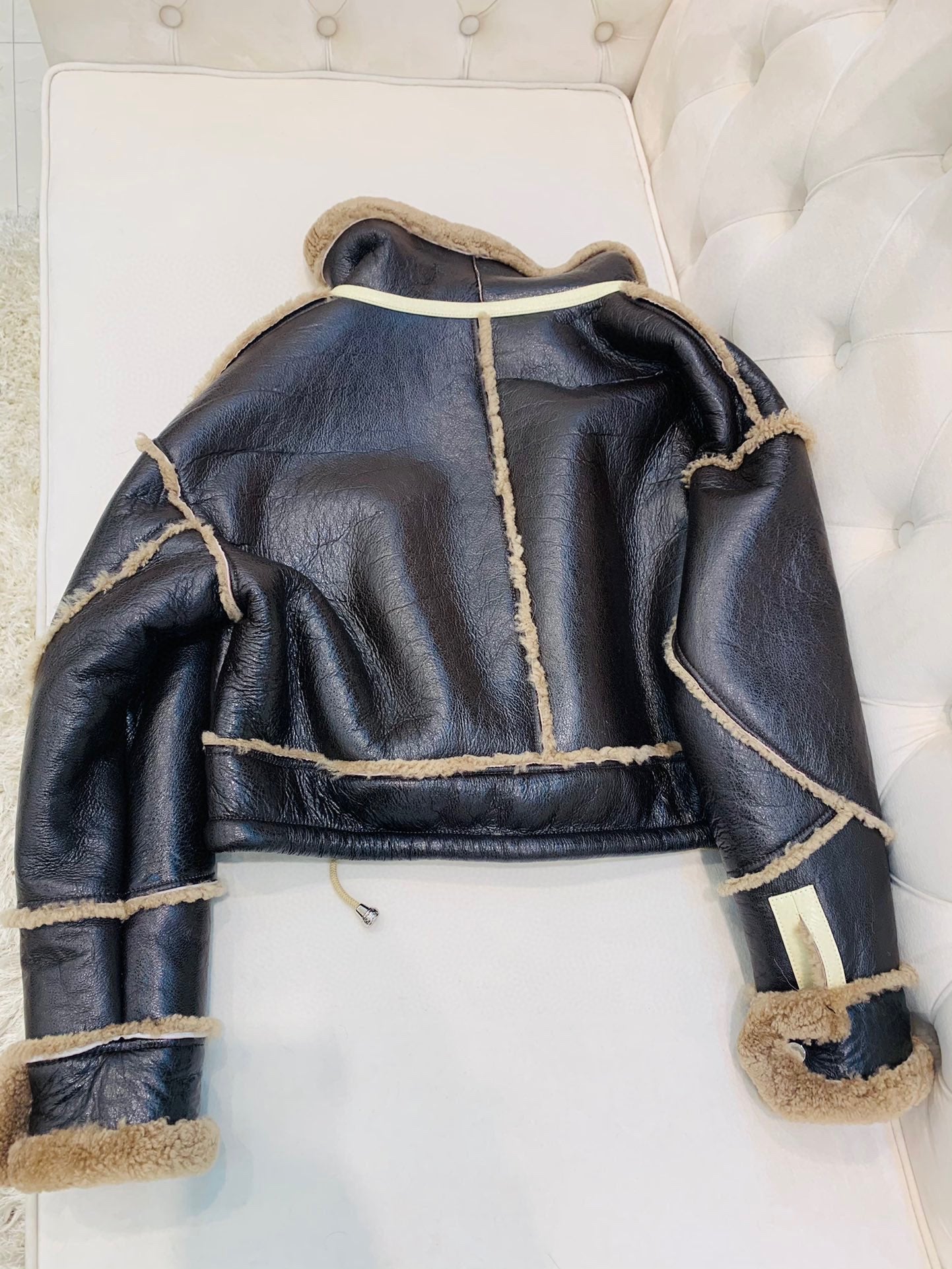 SNBAL  Leather Shearling Jacket