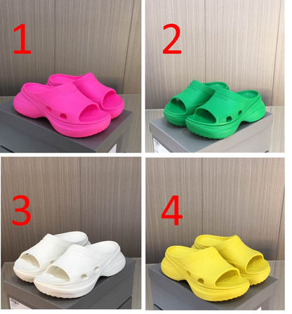 SNBAL Slippers  Sliders 4 Color 's Woman Wedge