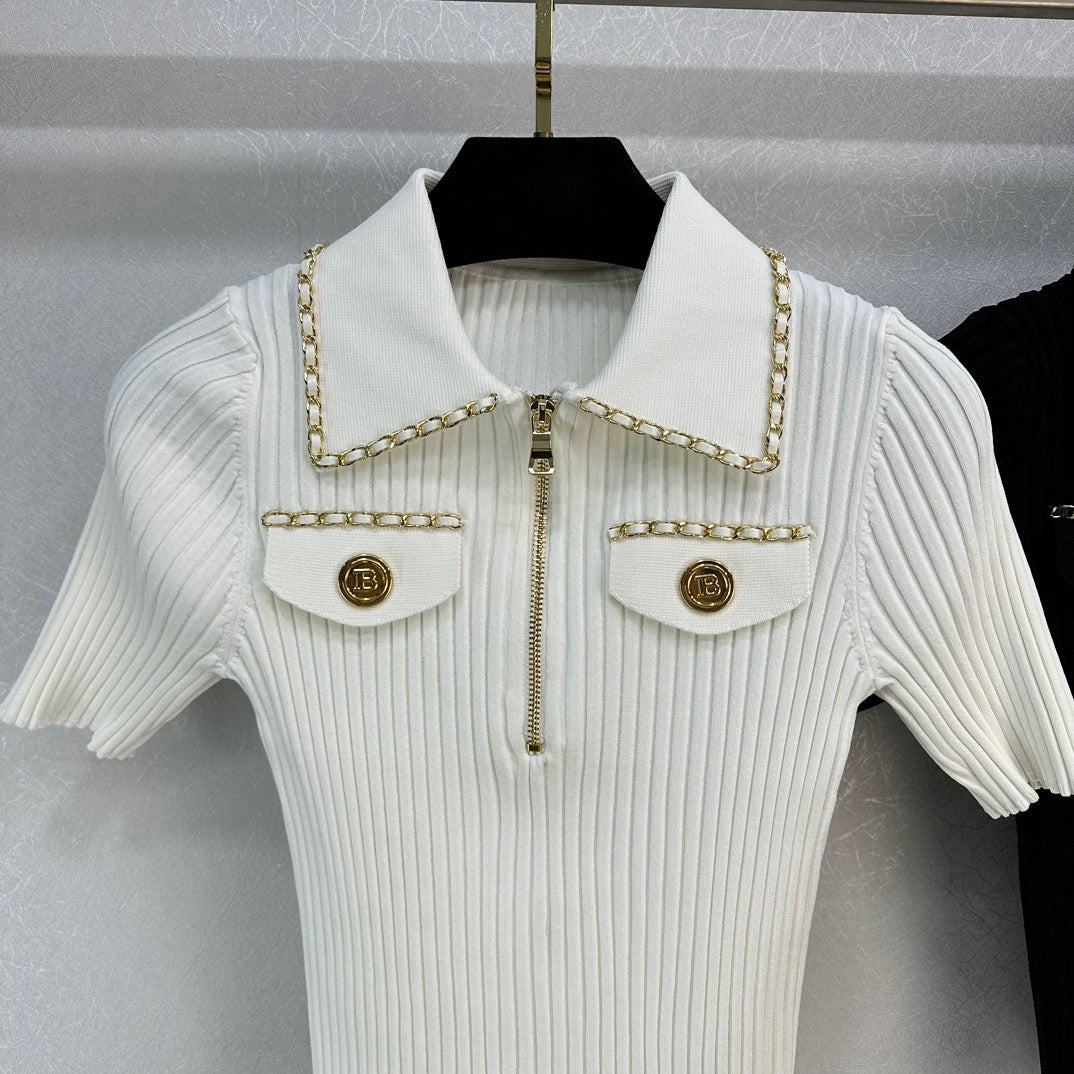 CHL  Sweater Knitted Woman 2 Color 's T - Shirt