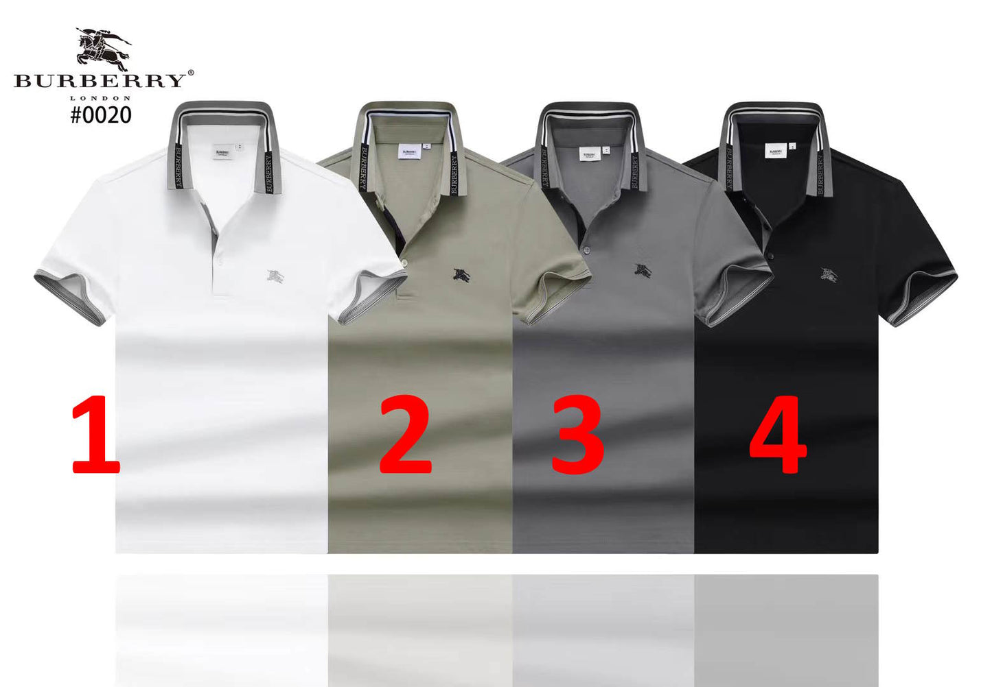*BURBBER T -shirt POLO 4 Color 's