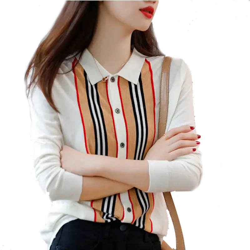 *BURBBER  T-shirt  Shirt  Woman 2 Color 's