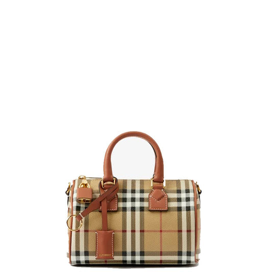 *BURBBER Bag Small Check Bowling 19 cm