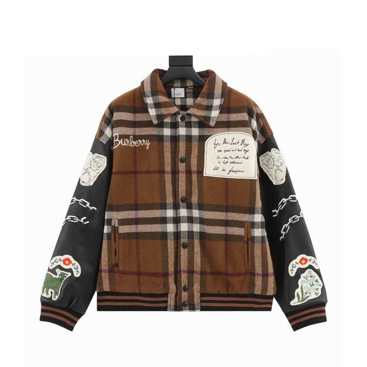 *BURBBER Jacket Baseball Varsity Bomber