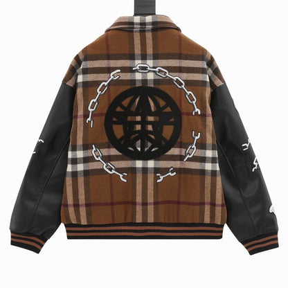 *BURBBER Jacket Baseball Varsity Bomber