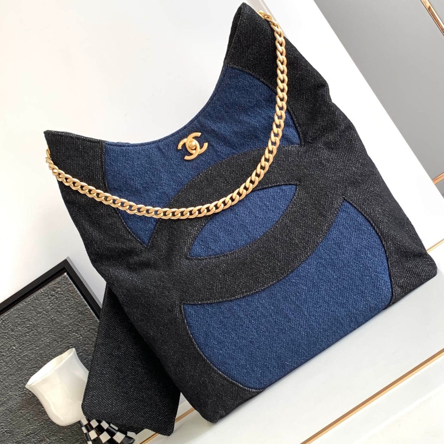 CHL Canvas Shopping  Bag 2 Color 's 38 cm