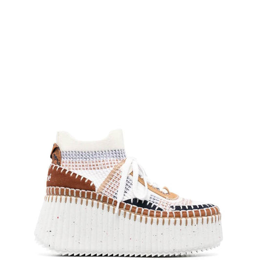 CHL0  Sneakers Woman Wedge  2 Color ' s