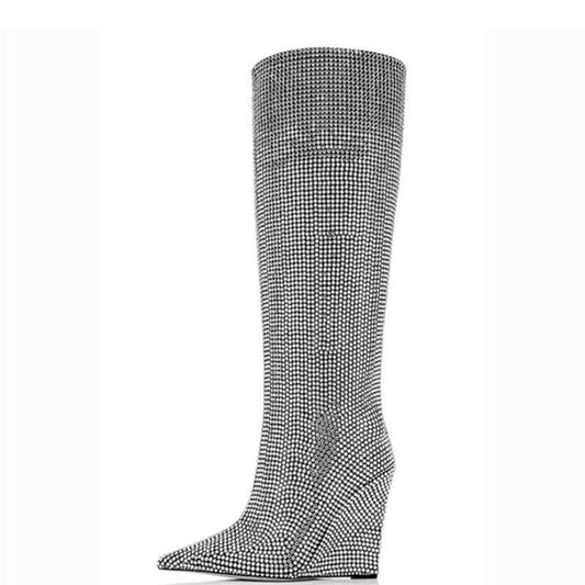 CHU Boots  2 Color 's High Rhinestones