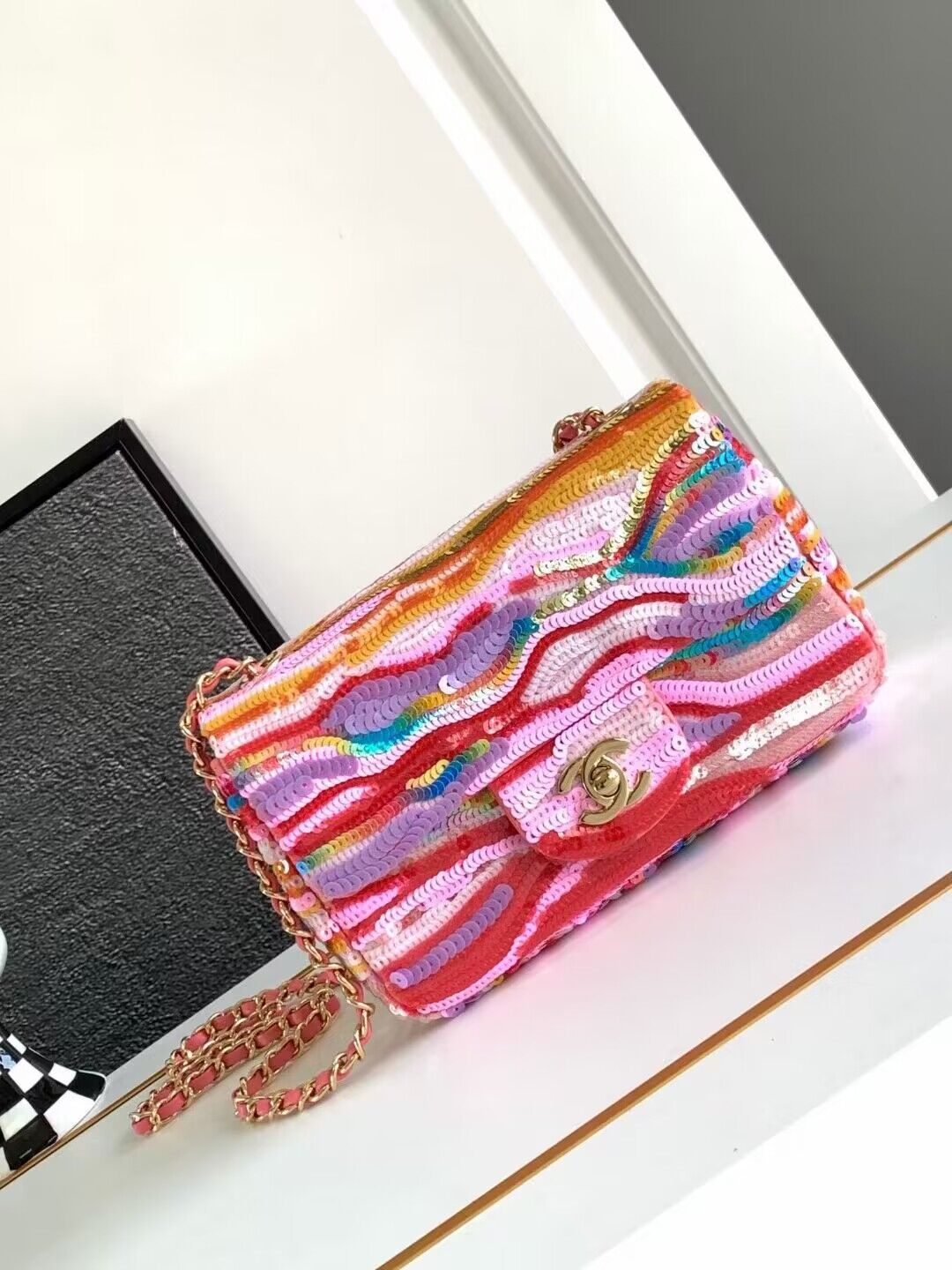 CHL Sequin Bag 20 cm limited