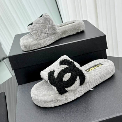 CHL Slippers  3 Color 's Fur