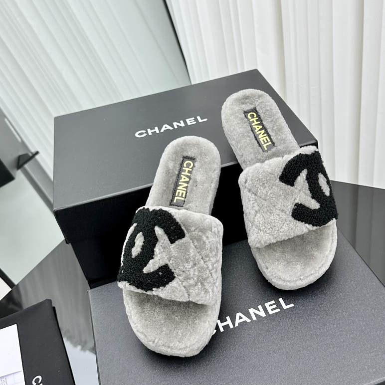 CHL Slippers  3 Color 's Fur