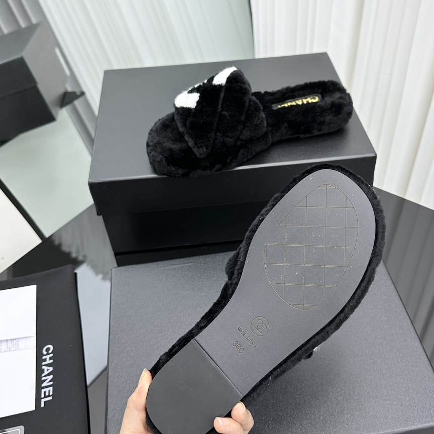 CHL Slippers  3 Color 's Fur