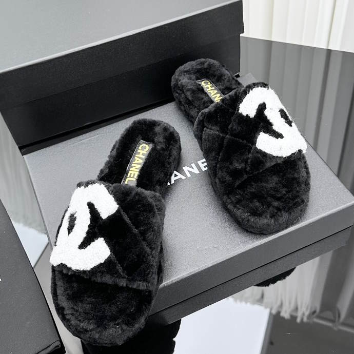 CHL Slippers  3 Color 's Fur