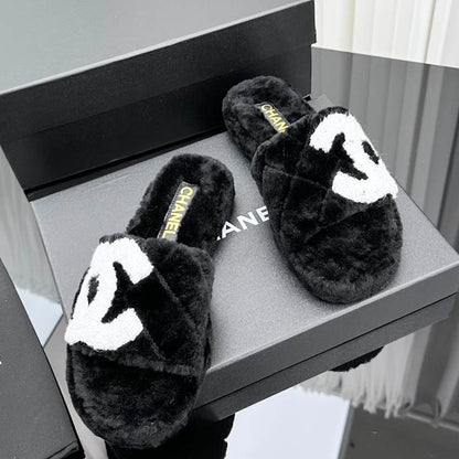 CHL Slippers  3 Color 's Fur