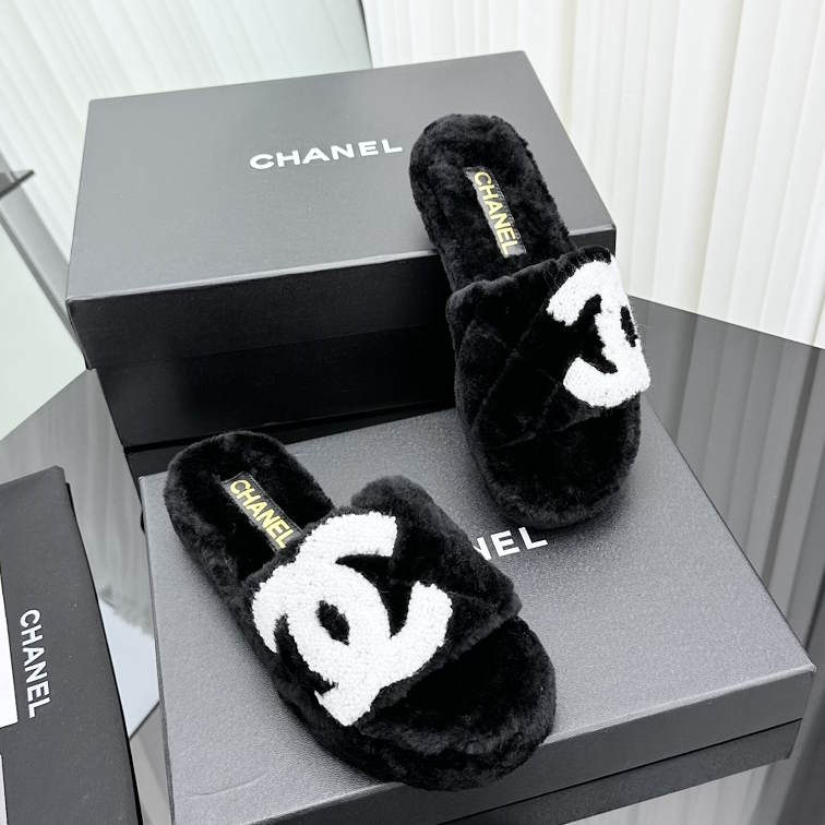 CHL Slippers  3 Color 's Fur