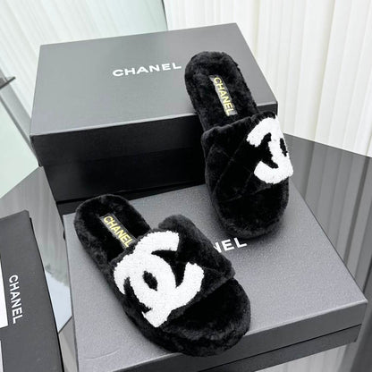 CHL Slippers  3 Color 's Fur