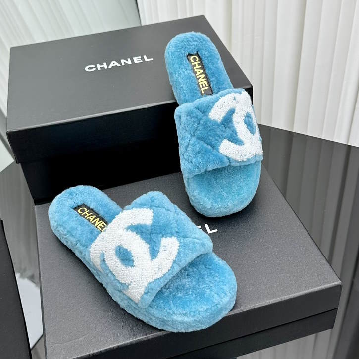 CHL Slippers  3 Color 's Fur