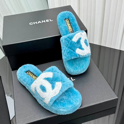 CHL Slippers  3 Color 's Fur