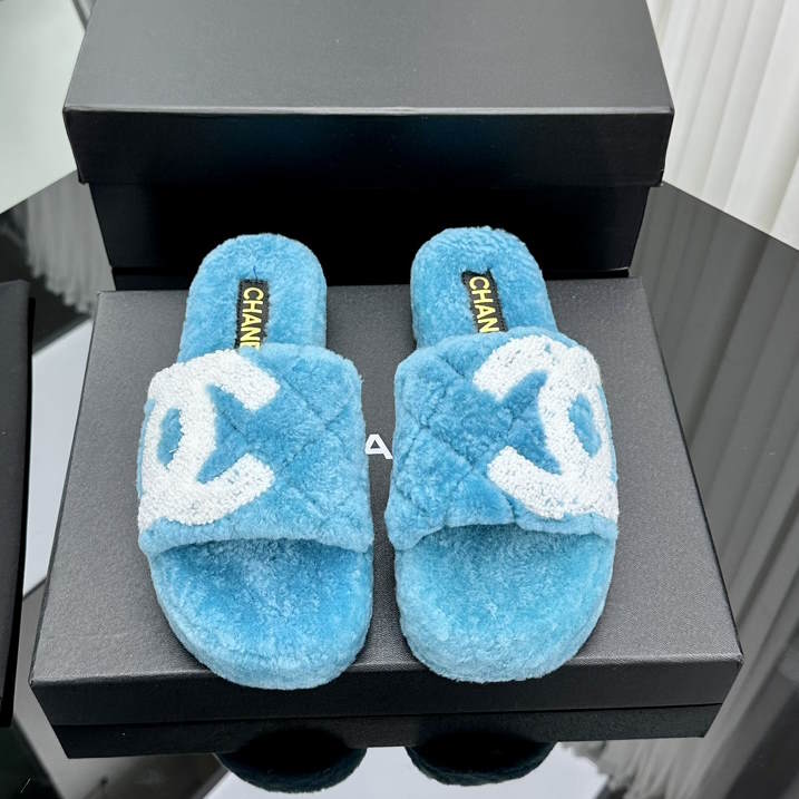 CHL Slippers  3 Color 's Fur