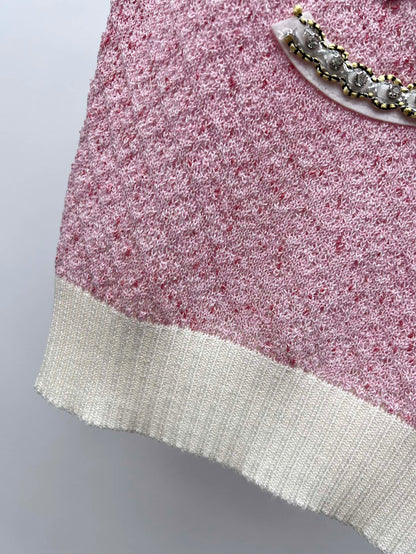 CHL  Sweater Knitted 2 Color 's T - Shirt IOF