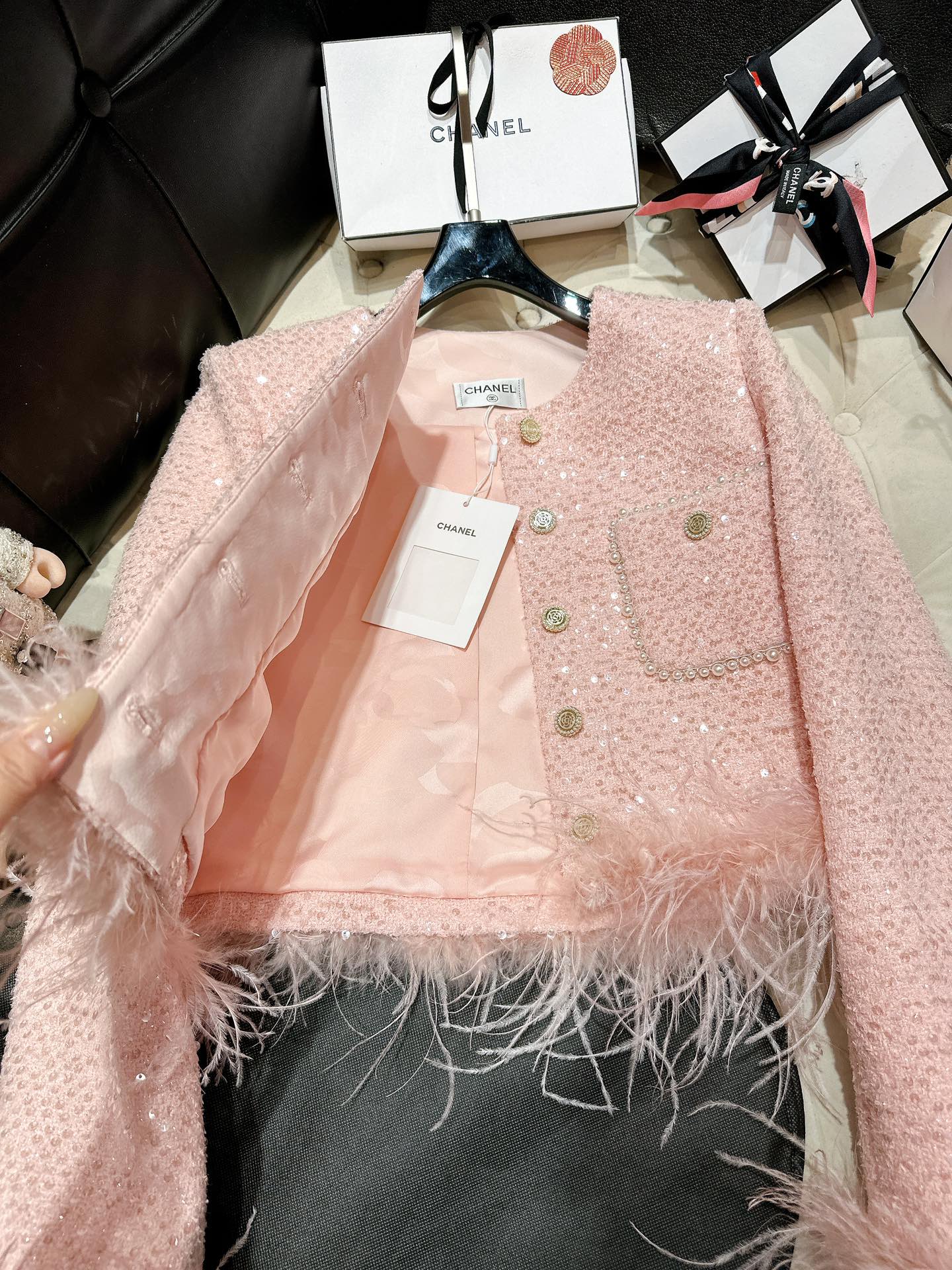 CHL Wool Sequin Jacket Woman  2 Color s' GO