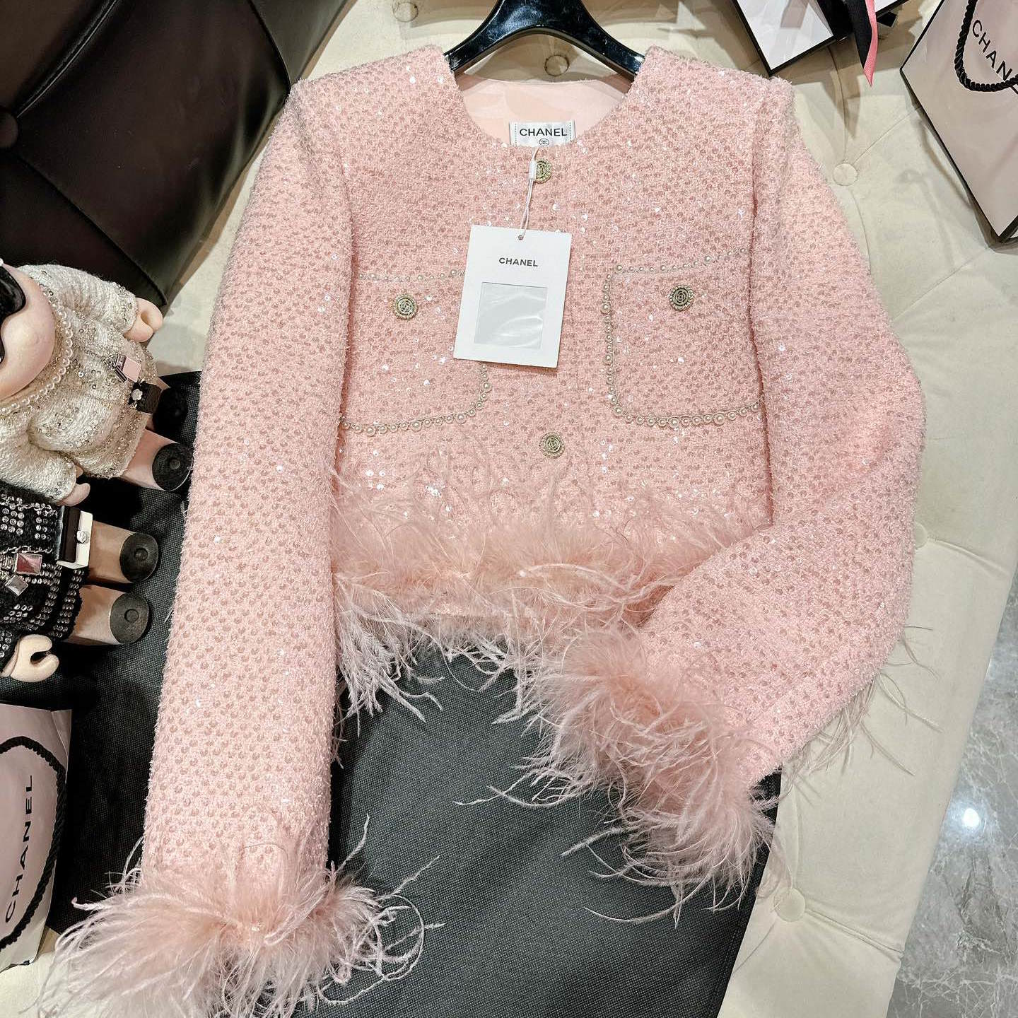 CHL Wool Sequin Jacket Woman  2 Color s' GO