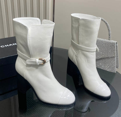 CHL Boots  LOW  2 Color 's Heels Woman
