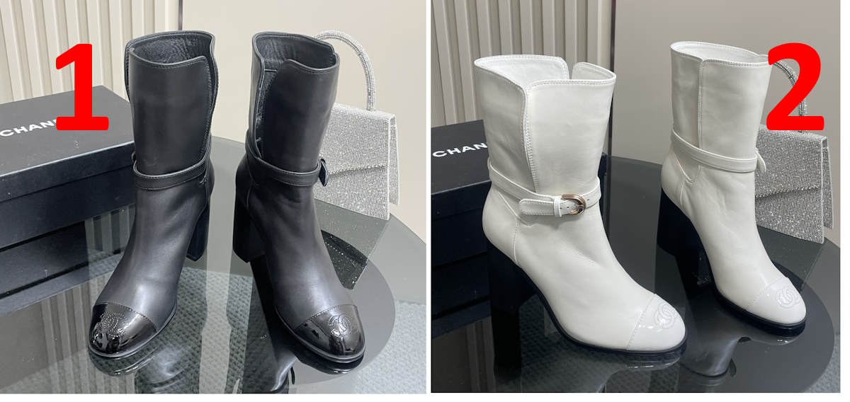 CHL Boots  LOW  2 Color 's Heels Woman