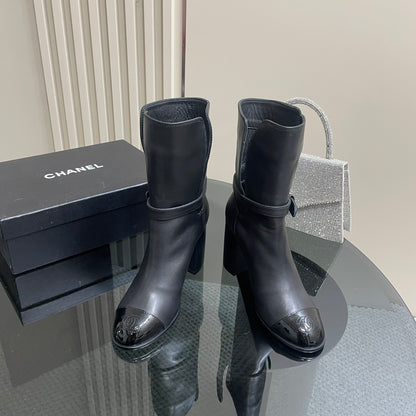 CHL Boots  LOW  2 Color 's Heels Woman